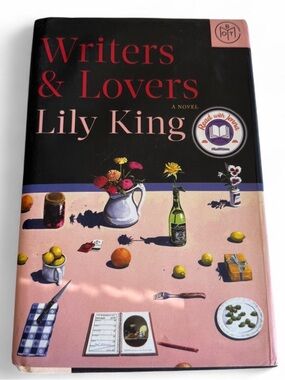 Writers & Lovers by Lily King - Pink & Black Hardcover Novel